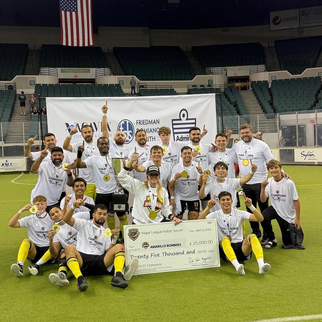 Amarillo Bombers: MLIS Champions Sporting Stunning Admiral Kits
